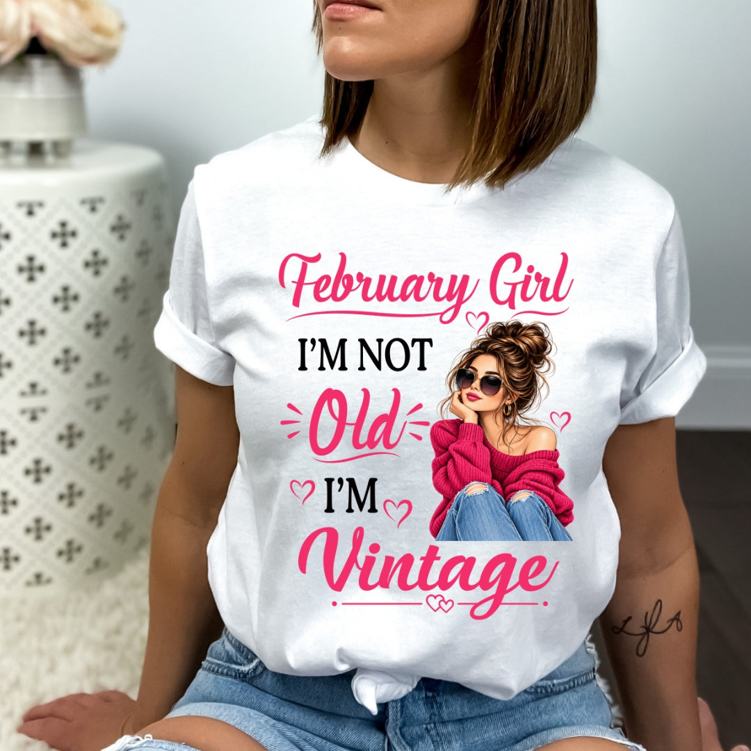 February Girl Vintage - Bella Canvas
