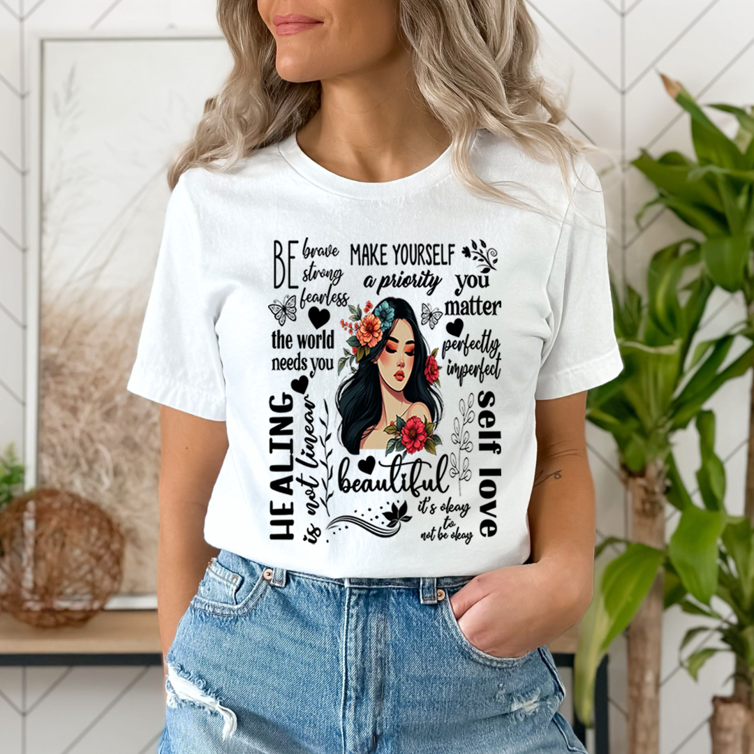 Be Brave strong Fearless And Make Yourself A Priority - Unisex T-Shirt