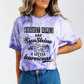 August Girls Are Sunshine - Unisex Tie-Dye Colorblast T-Shirt