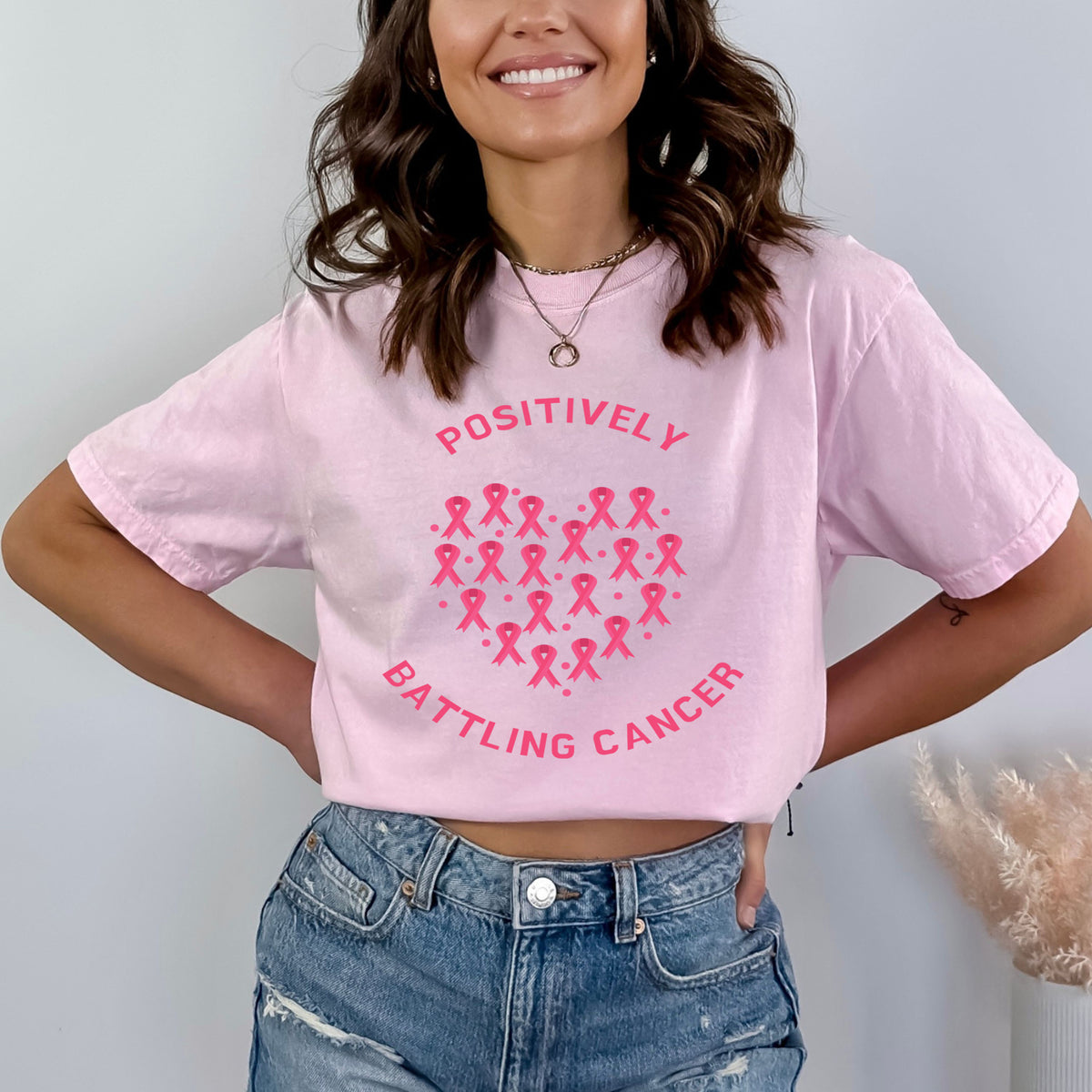 Positively Battling Cancer - Bella Canvas
