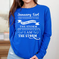 January Girl (I Am The Storm) - Long-Sleeve Tee