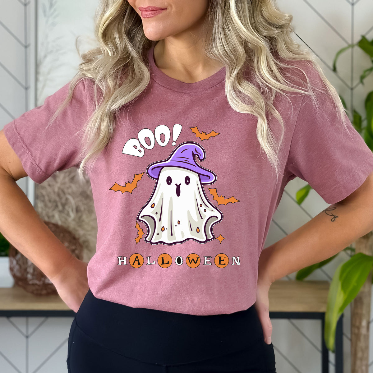 Boo Halloween - Bella canvas