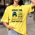 August Girl (Speaks Fluent Sarcasm) - Bella Canvas
