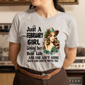 February Girl Living Her Best Life - Unisex T-Shirt
