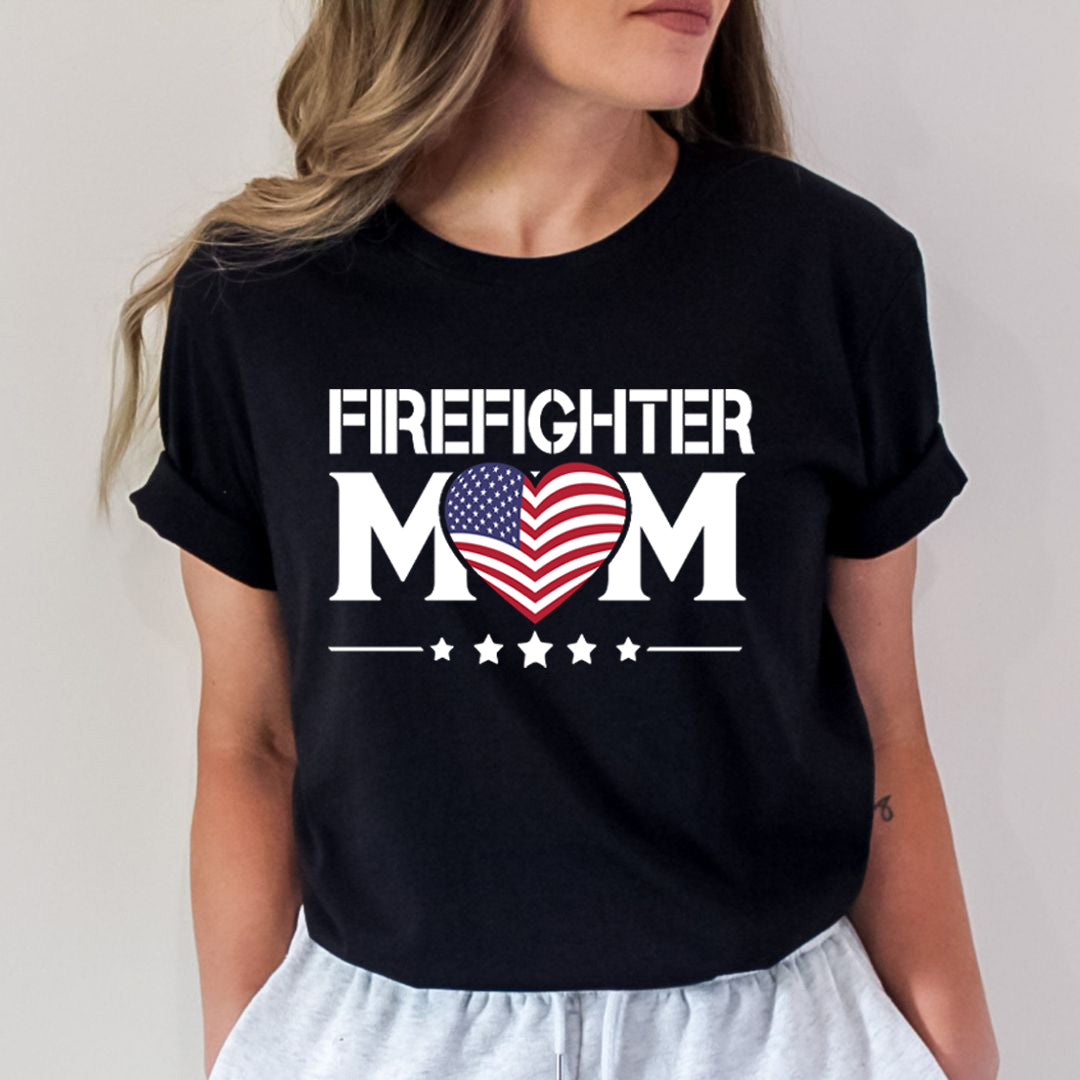 Firefighter Mom - Bella canvas