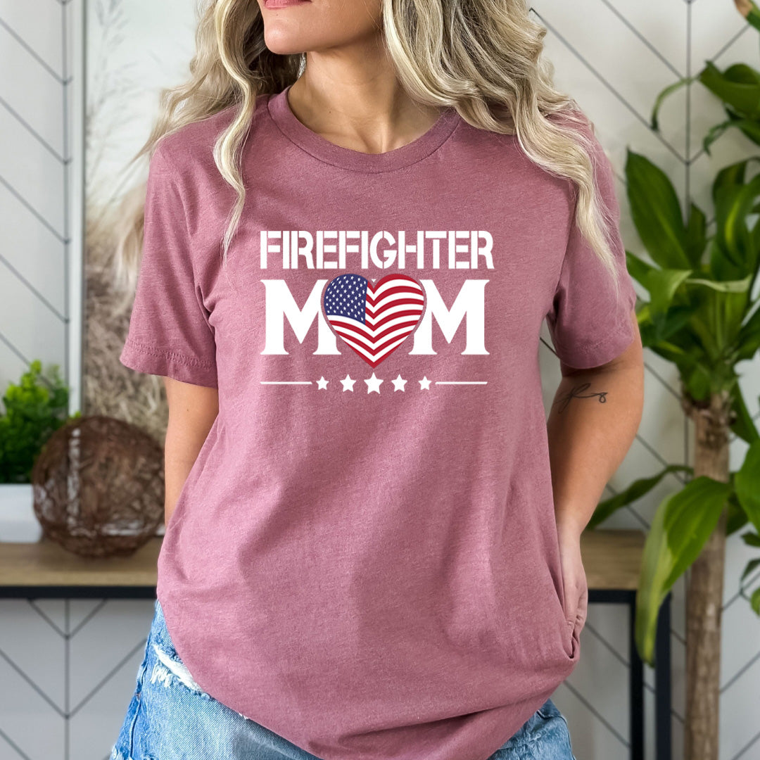 Firefighter Mom - Bella canvas