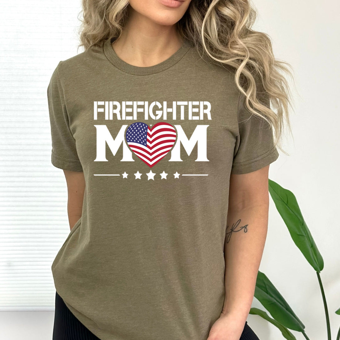 Firefighter Mom - Bella canvas