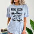 July Girls Are Sunshine - Unisex Tie-Dye Colorblast T-Shirt