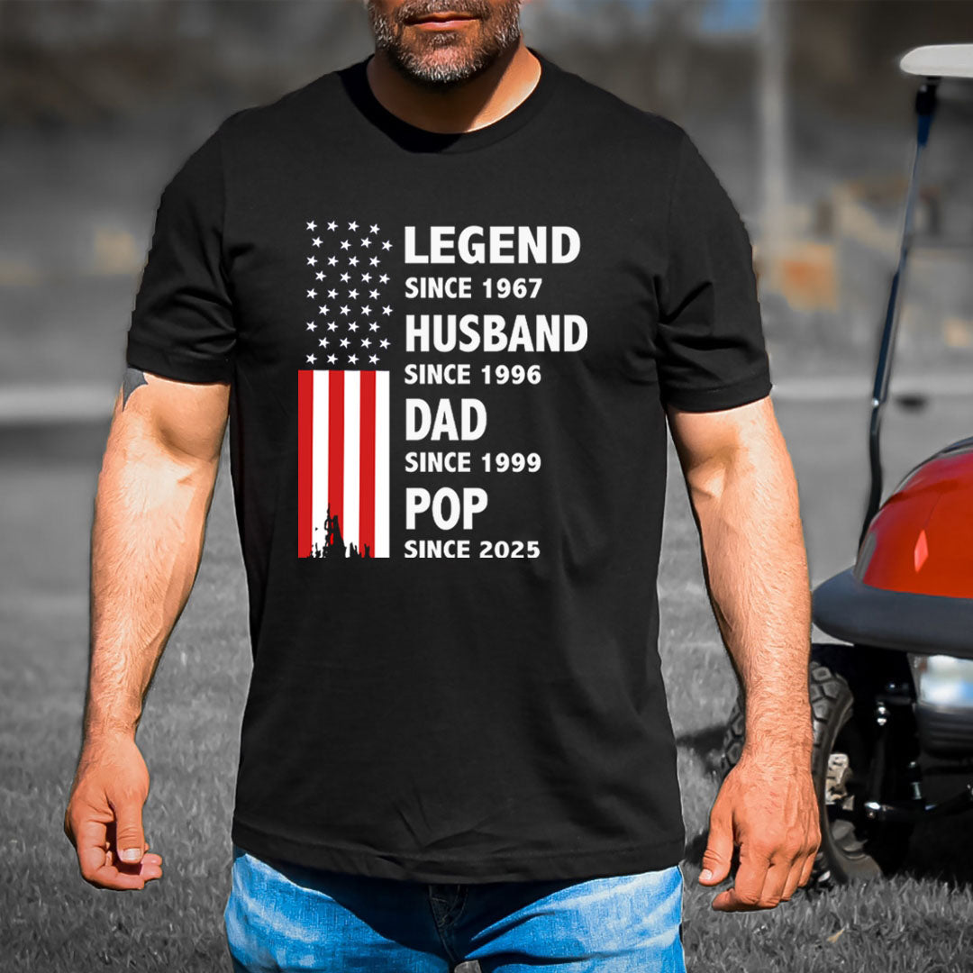 Legend Husband Dad Pop - Men's Tee
