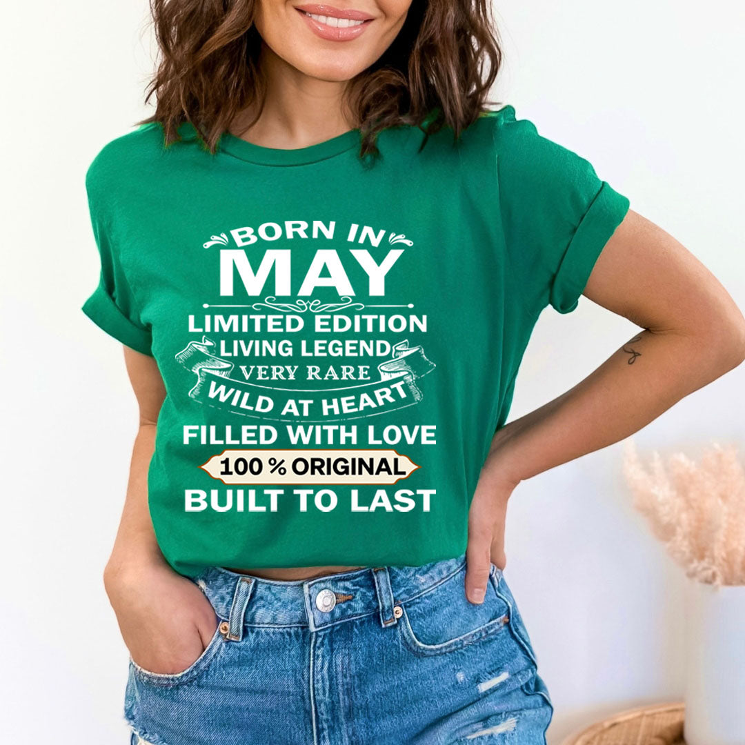Born In May Limited Edition Living Legend - Bella Canvas