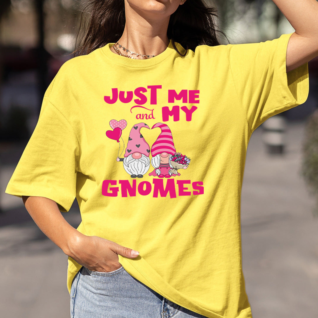 Just Me And My Gnomes - Bella canvas
