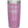 "April Girls 3 Sides "Tumbler.Buy For Family & Friends. Save Shipping.