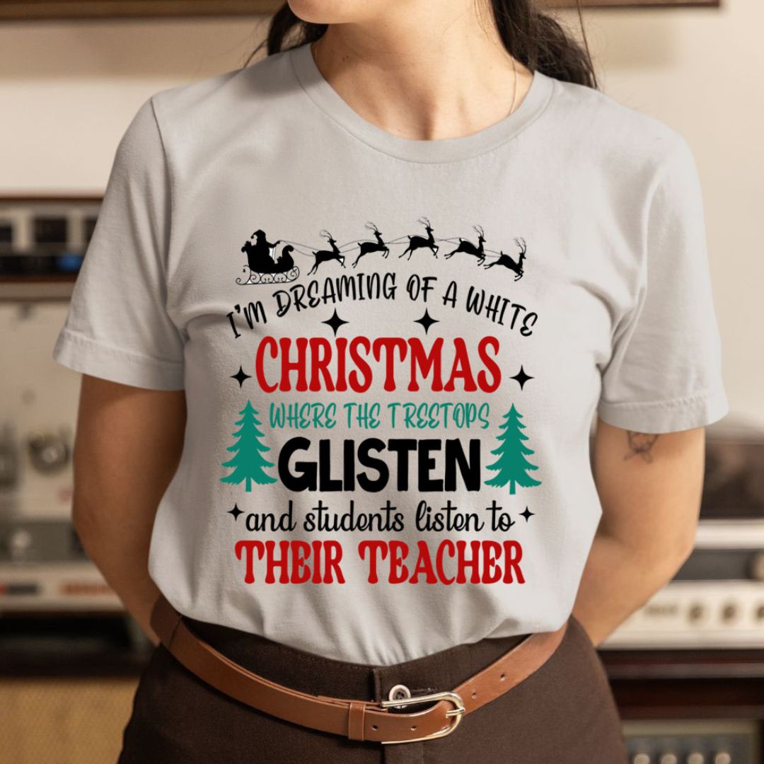 Christmas Where The Treetops Glisten - Unisex T-Shirt