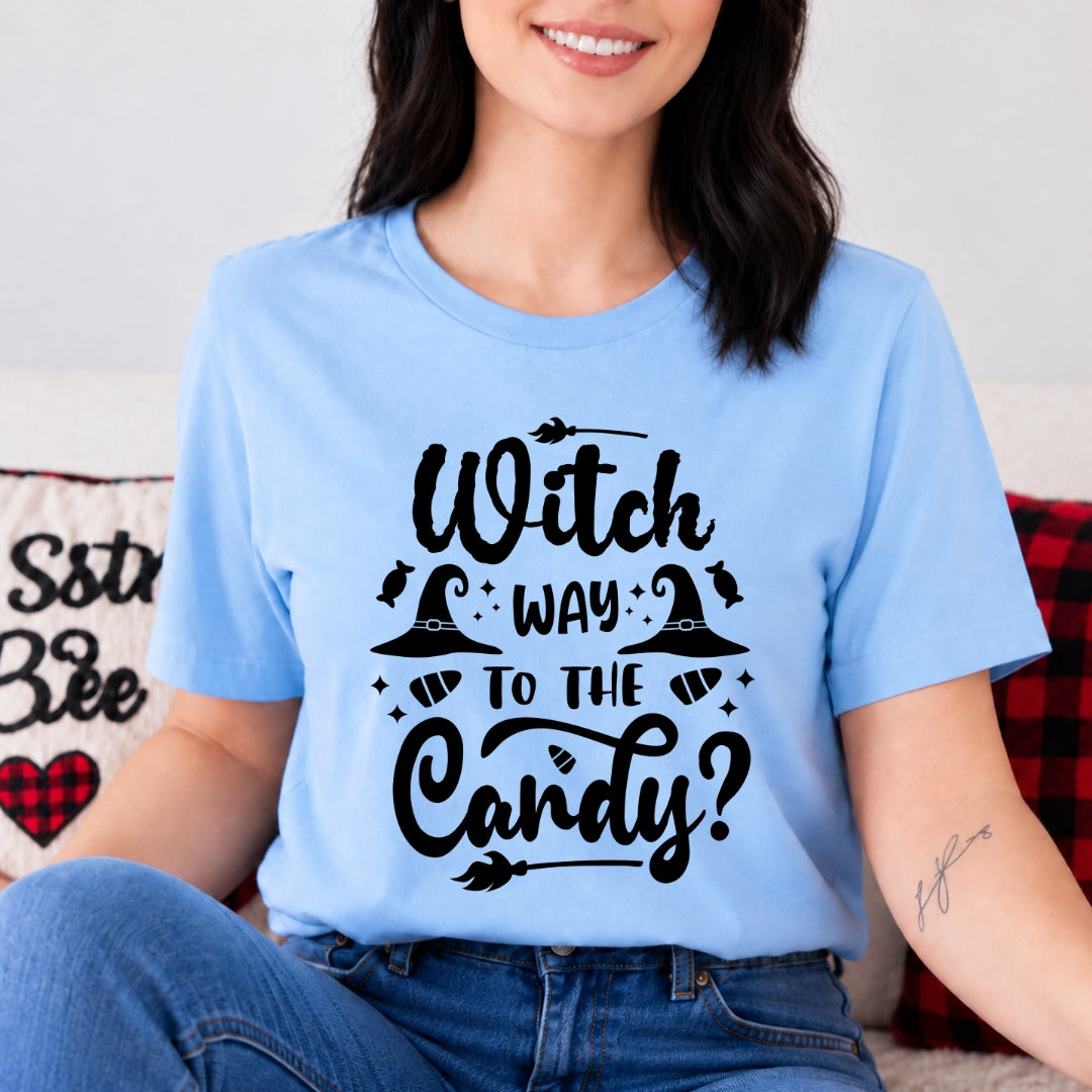 Witch Way To The Candy - Bella canvas