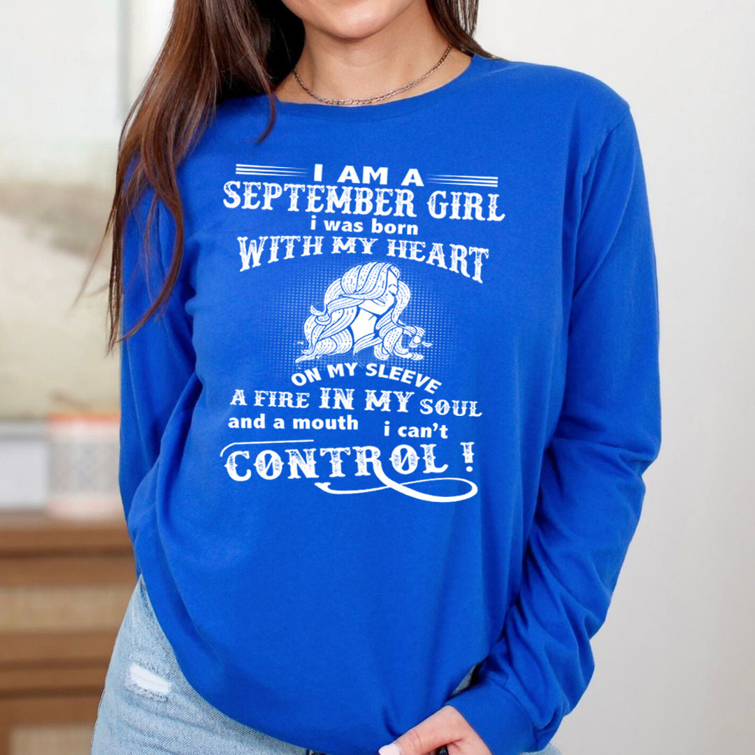 A Fire In My Soul (September Girl) - Long-Sleeve Tee