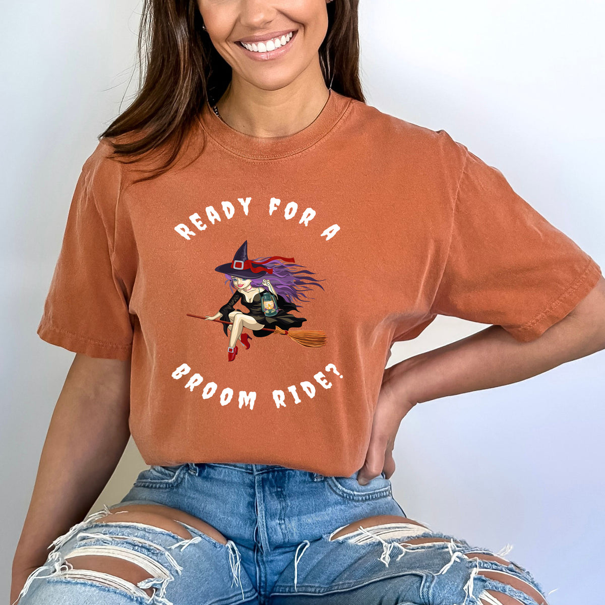 Ready For A Broom Ride - Bella canvas