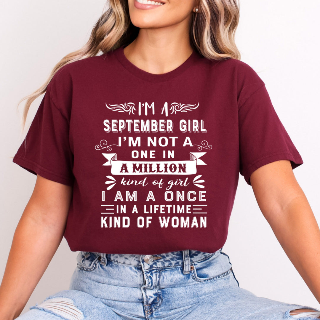 I'm September Girl (Once In A Lifetime) - Bella Canvas