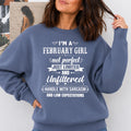 February Girl Not Perfect Just Limited - Sweatshirt & Hoodie - Cozy & Soft