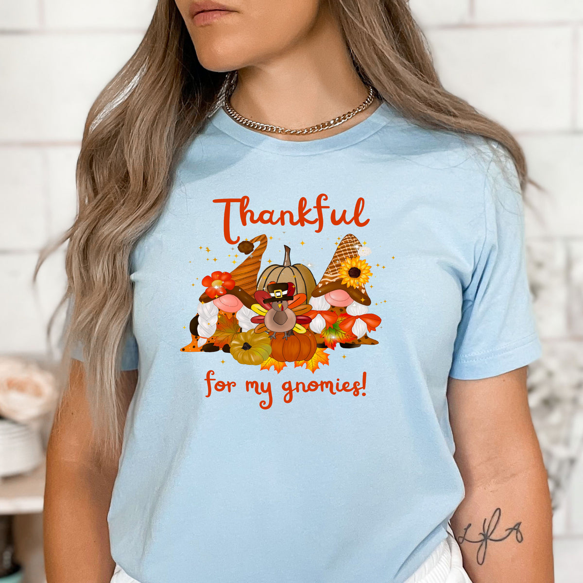 Thankful For My Gnomies - Bella Canvas