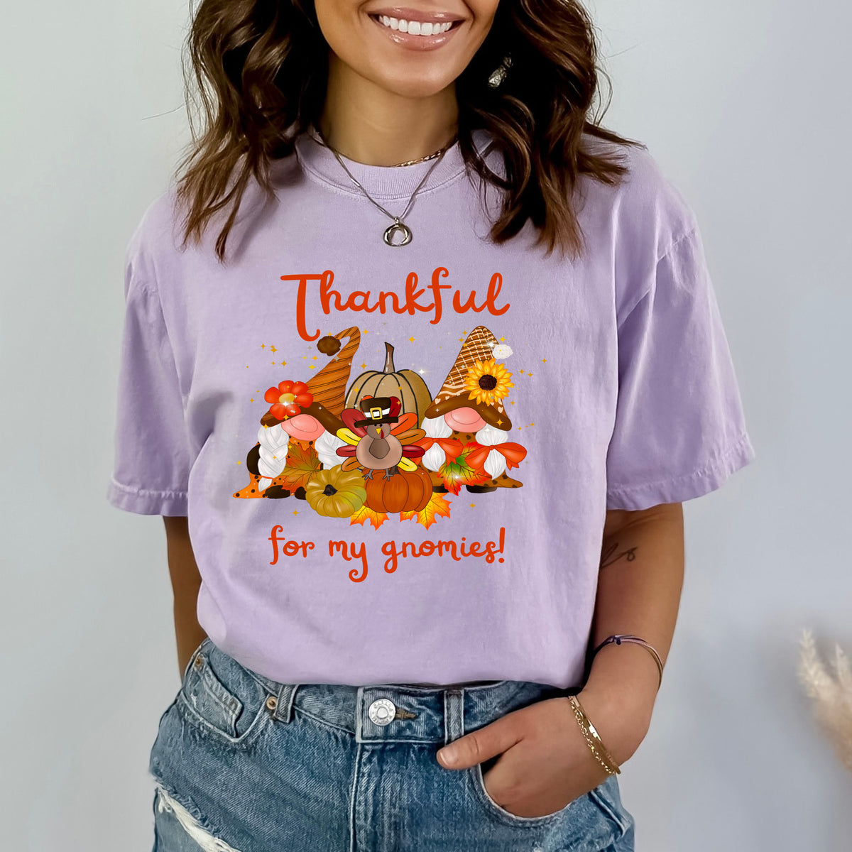 Thankful For My Gnomies - Bella Canvas