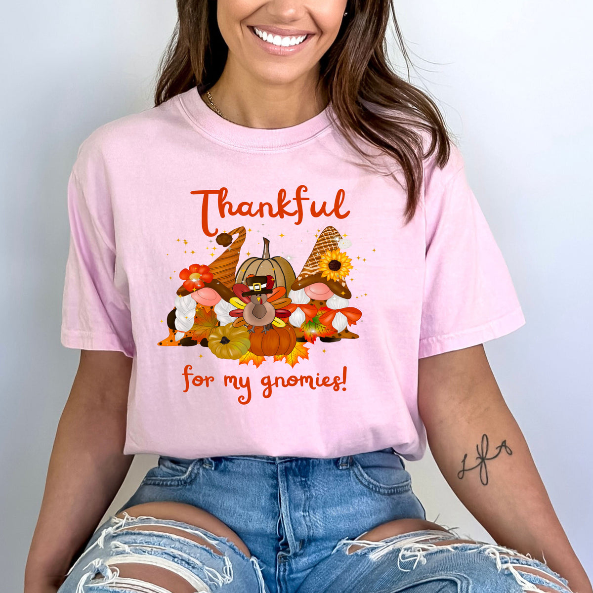 Thankful For My Gnomies - Bella Canvas