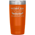 "October Girls 3 sides " Tumbler. Buy For Family & Friends. Save Shipping.
