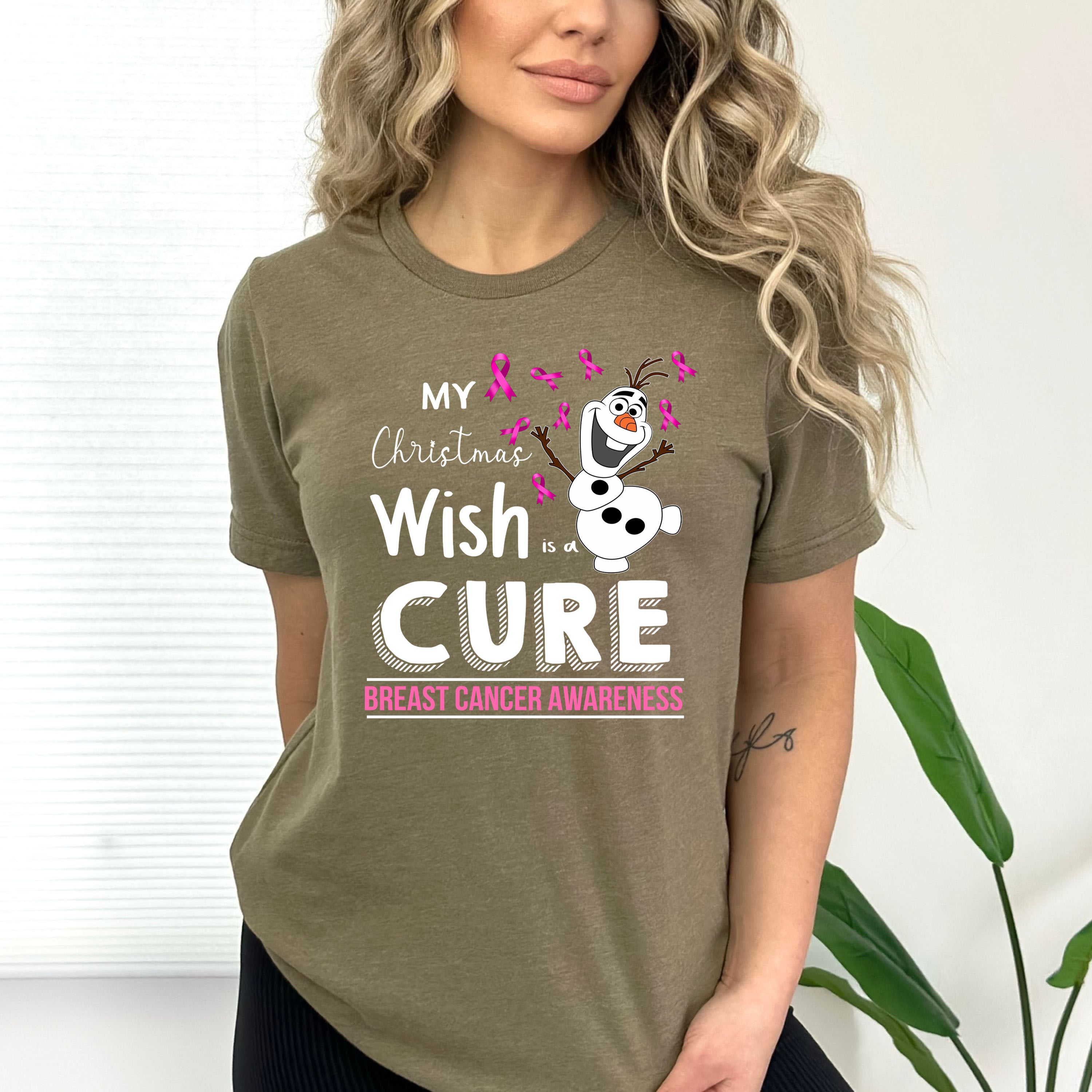Cure Breast Cancer Awareness - Bella canvas