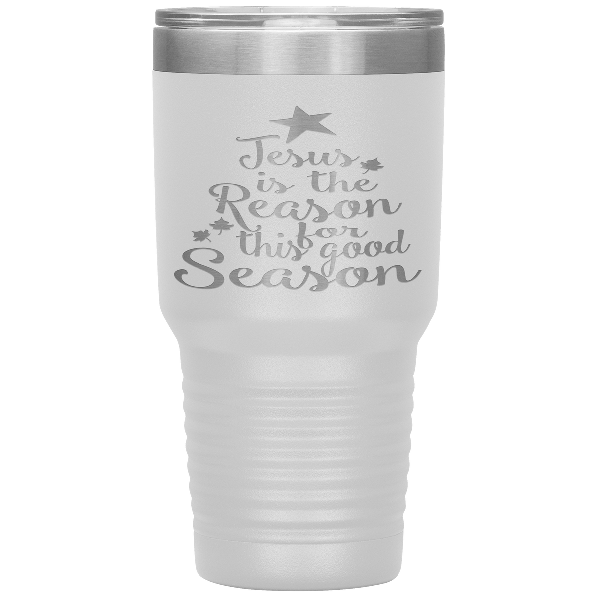 "JESUS IS THE REASON FOR THIS GOOD SEASON" Tumbler. Buy For Family & Friends. Save Shipping.