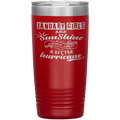 "January Girls are Sunshine Mixed With Little Hurricane" Tumbler. Buy For Family & Friends. Save Shipping.
