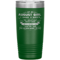 "August Girls 3 Sides "Tumbler. Buy For Family & Friends. Save Shipping.